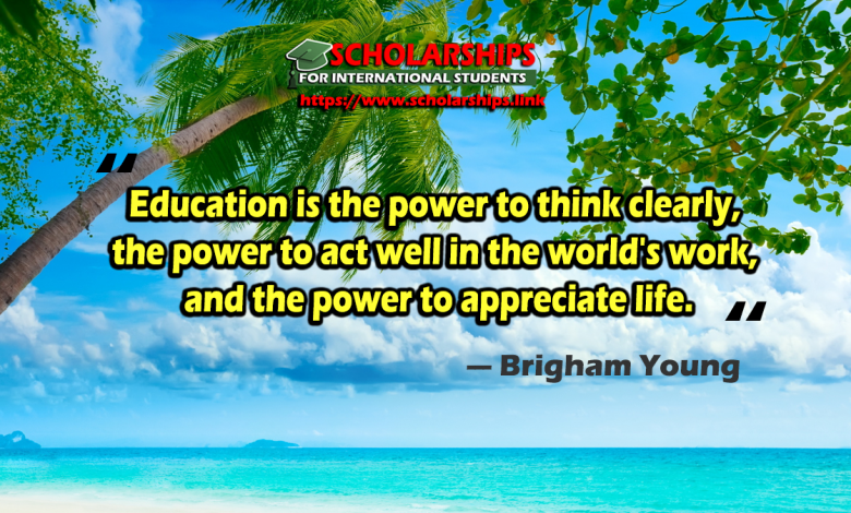 Education is the power to think clearly, the power to act well in the world's work, and the power to appreciate life